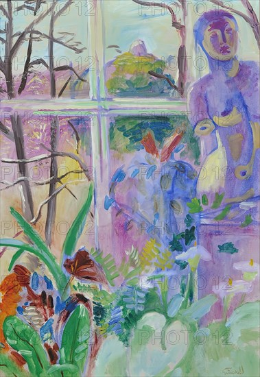 Venus in the flower window, 1939. Creator: Isaac Grunewald.