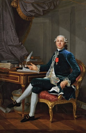 Marc Antoine René de Voyer de Paulmy d'Argenson, c1780. Creator: Alexander Roslin.