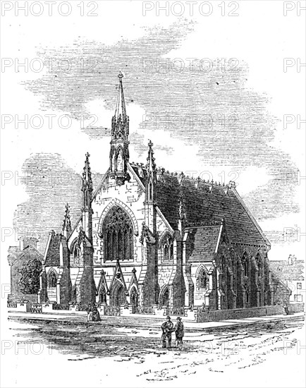 New Wesleyan Chapel, Beverley-road, Hull, 1862. Creator: Unknown.