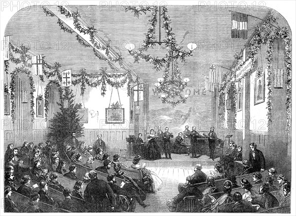 Winter entertainments at St. Luke's Hospital: vocal and instrumental concert on Wednesday week, 1862 Creator: Unknown.