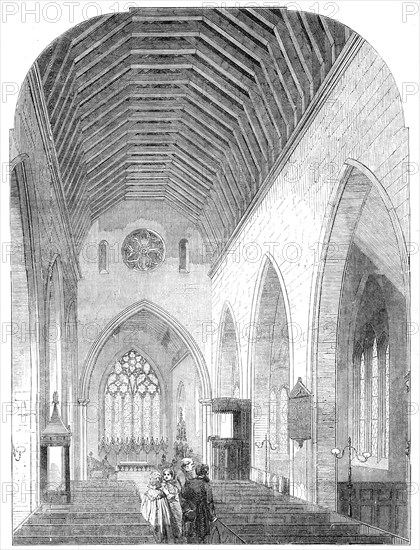 St. Mary's Collegiate and Parish Church, Youghal, Ireland, 1862. Creator: Unknown.
