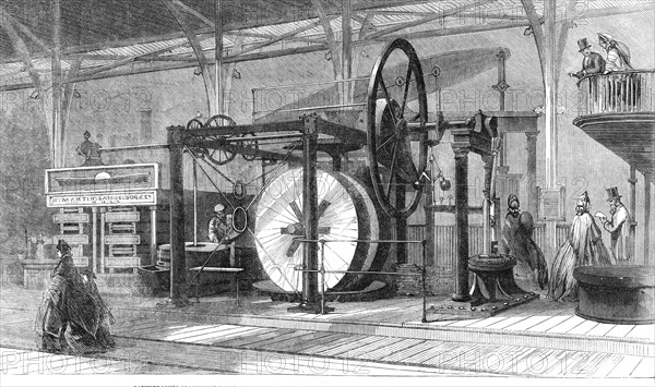 The International Exhibition: Samuelson's machinery for crushing and grinding linseed..., 1862. Creator: Unknown.