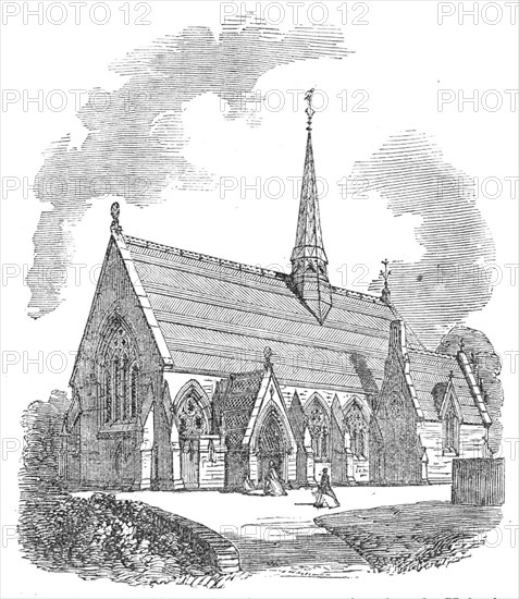 Rosslyn-Hill Chapel, Pilgrim-Lane, Hampstead, 1862. Creator: Unknown.