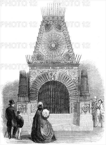 The International Exhibition: Birmingham Smallarms Trophy, 1862.  Creator: Unknown.