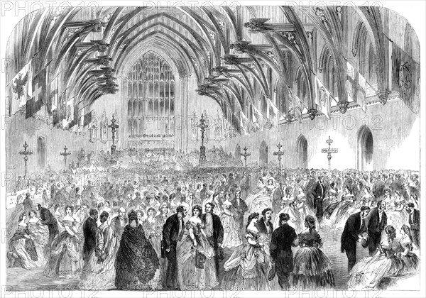 Soiree of the Social Science Association at Westminster Hall, 1862. Creator: Smyth.