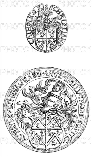 Sir Thomas More's seals, 1862. Creator: Unknown.