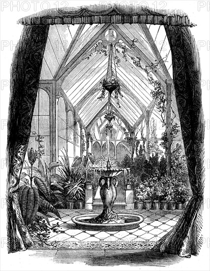 The Conservatory, St. Clare, 1862. Creator: Unknown.