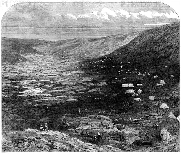 The Tuapeka Goldfields, Otago, New Zealand, 1862. Creator: W Thomas.