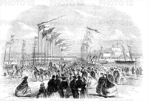 The Duke of Cambridge's official visit to the Channel Islands..., 1862. Creator: Unknown.