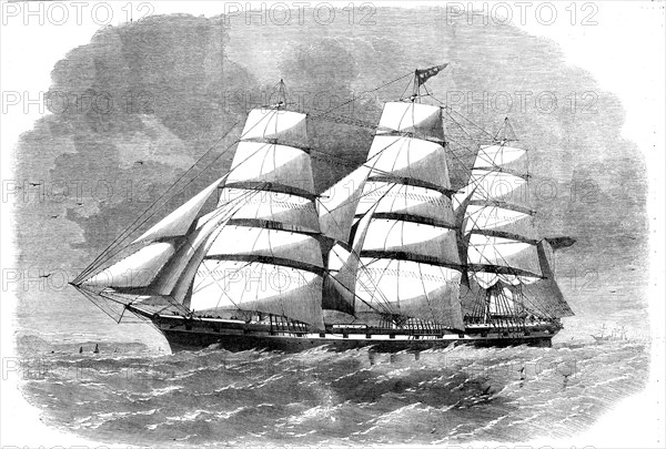 The Australian clipper-ship The Royal Family, 1862. Creator: Unknown.