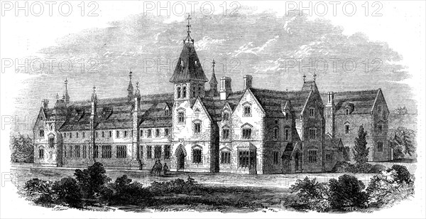 The Diocesan Training College, Winchester, opened...by the Bishop of Winchester, 1862. Creator: Unknown.