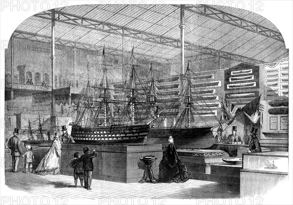 The International Exhibition: the Admiralty Department of the Naval Court, 1862. Creator: Smyth.