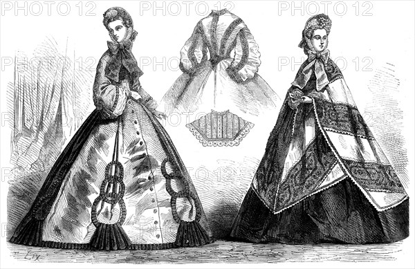 Paris fashions for November, 1862. Creator: Unknown.