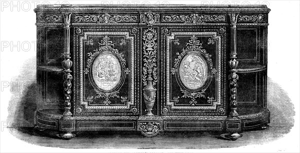 The International Exhibition: Jackson and Graham's cabinet, 1862. Creator: Unknown.