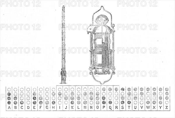 The International Exhibition: Ward's night-signal telegraph, 1862. Creator: Unknown.
