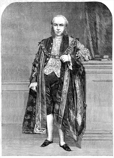 The Right Hon. W. A. Rose, the new Lord Mayor, 1862. Creator: Unknown.