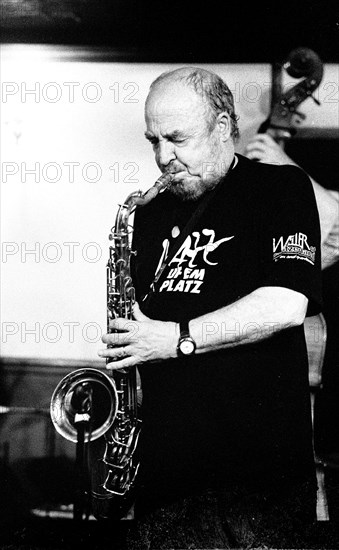 Danny Moss, Danny Moss Group, Watermill Jazz Club, Dorking, Surrey, 2001. Creator: Brian O'Connor.