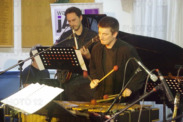 Jonny Mansfield, Stan Sulzmann’s Neon Orchestra, Watermill Jazz Club, Dorking, Surrey, Nov 2023. Creator: Brian O'Connor.