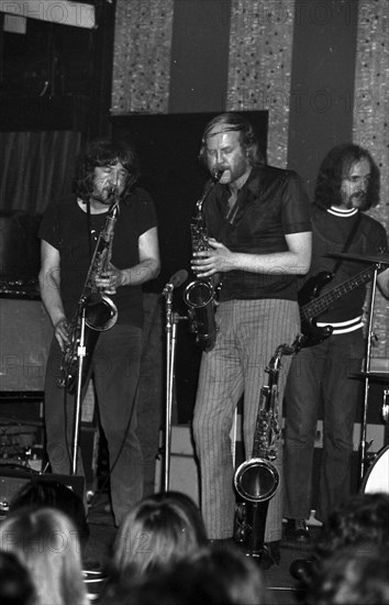 Dick Morrisey, Dave Quincy and Jim Richardson, If, Marquee Club, Soho, London, 1971. Creator: Brian O'Connor.