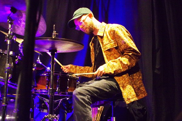 Peter Adam Hill, Guido Spannocchi Quartet, Verdict Jazz Club, Brighton, East Sussex, Sept 2023. Creator: Brian O'Connor.