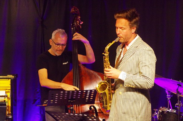 Guido Spannocchi Quartet, Verdict Jazz Club, Brighton, East Sussex, Sept 2023. Creator: Brian O'Connor.