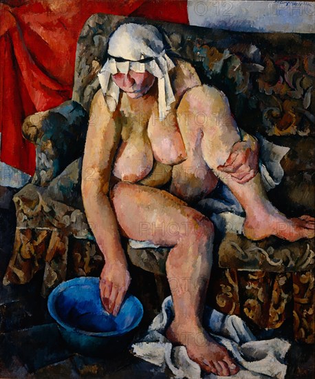 Nude, 1922. Creator: Osmiorkin, Alexander Alexandrovich (1892-1953).