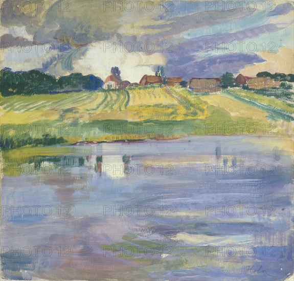 The Oshanin's Estate Novoye, 1915. Creator: Della-Vos-Kardovskaya, Olga Ludvigovna (1875-1952).