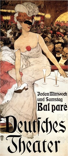 Bal Paré Deutsches Theater, 1905. Creator: Münzer, Adolf (1870-1953).