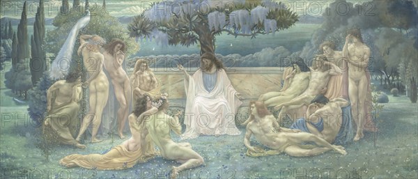 Platonic Academy. Creator: Delville, Jean (1867-1953).