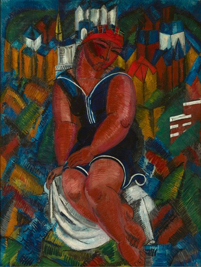 The Large Bather (La Grande Baigneuse), . Creator: Dufy, Raoul (1877-1953).