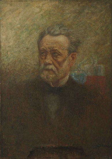 Portrait of Louis Pasteur (1822-1895). Creator: Lévy-Dhurmer, Lucien (1865-1953).