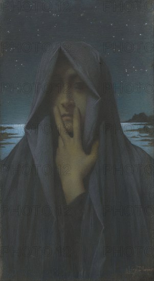Le Silence, 1895. Creator: Lévy-Dhurmer, Lucien (1865-1953).