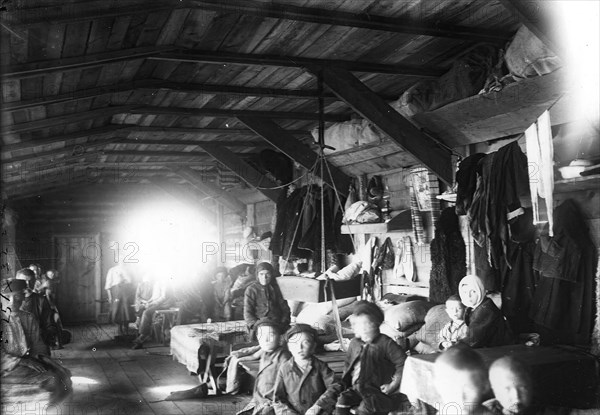 A barrack for family workers in Krasnoyarsk, 1890. Creator: Unknown.