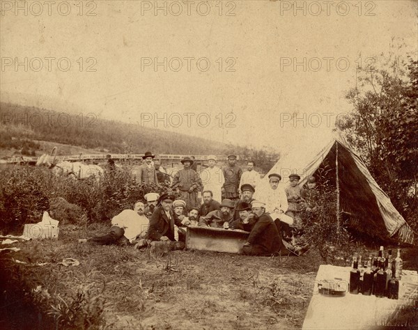 Picnic at the Uspenskii Mine, 1890. Creator: Unknown.