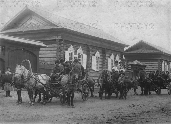 Holiday festivities, 1900. Creator: Unknown.