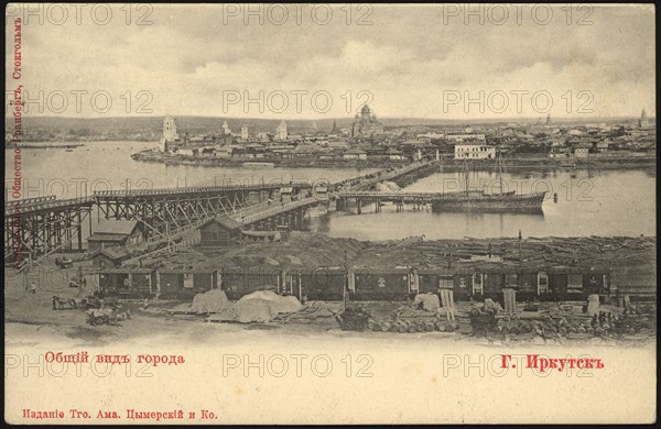 Irkutsk. General View of the City, 1900-1904. Creator: Unknown.