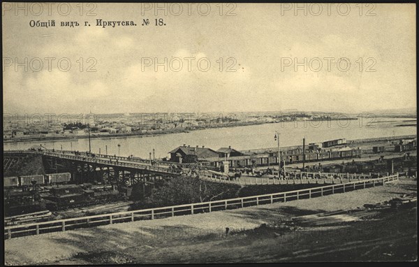 Irkutsk General view of the city of Irkutsk, 1906. Creator: Unknown.