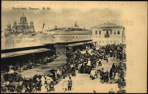 Irkutsk. Market, 1904. Creator: Unknown.