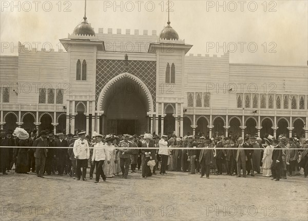 Opening of the exhibition, 1911. Creator: A. A. Antonov.