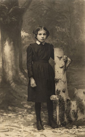 Evgenia Reshetnikova is a high school student, 1914. Creator: S. E. Gorshkov.