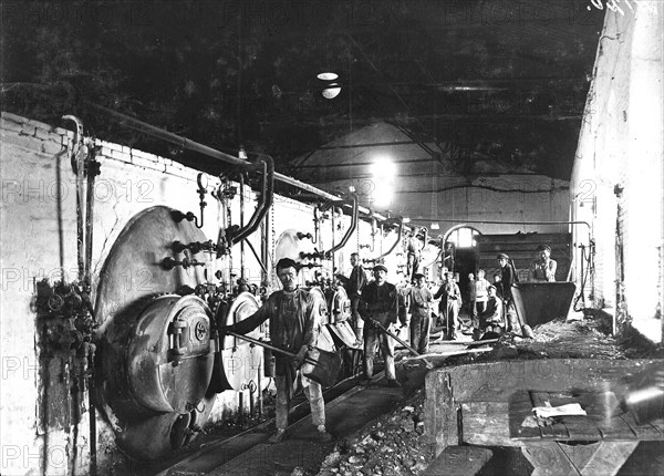 Electric station boilers, 1911. Creator: Kozlov.