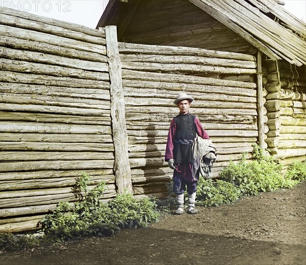 Young Bashkir, Ekhia, 1910. Creator: Sergey Mikhaylovich Prokudin-Gorsky.