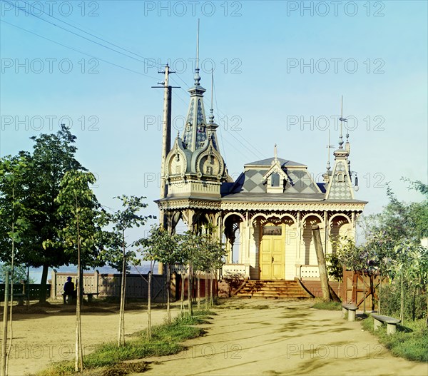 Perm: Summertime location of the exchange, 1910. Creator: Sergey Mikhaylovich Prokudin-Gorsky.