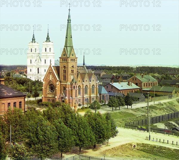 Dvinsk: Roman Catholic church, 1912. Creator: Sergey Mikhaylovich Prokudin-Gorsky.