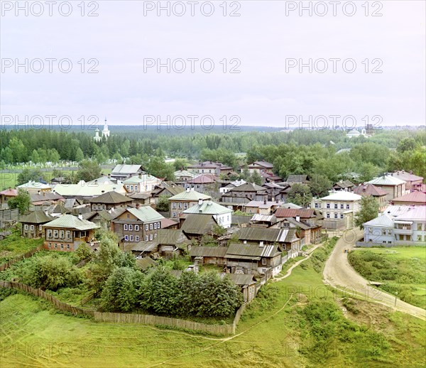 Razgulay, outskirts of the city of Perm, 1910. Creator: Sergey Mikhaylovich Prokudin-Gorsky.