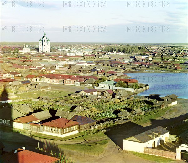 View of Kasli, 1910. Creator: Sergey Mikhaylovich Prokudin-Gorsky.