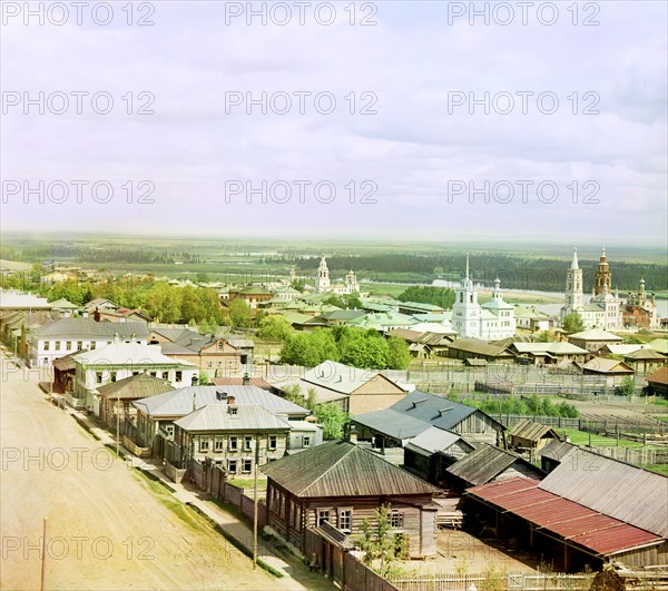 City of Cherdyn, 1910. Creator: Sergey Mikhaylovich Prokudin-Gorsky.