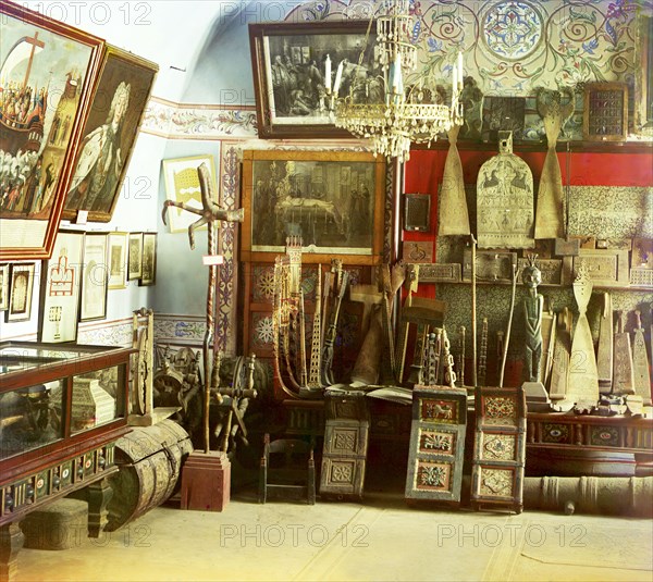 Museum. Iona's room, Rostov Velikii, 1911. Creator: Sergey Mikhaylovich Prokudin-Gorsky.