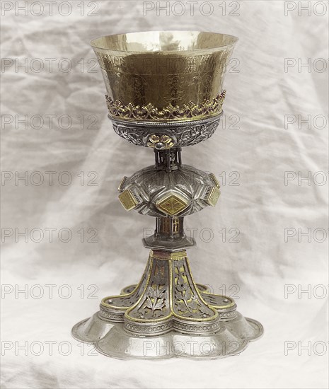 Finely crafted chalice in the vestry of the Ipatievsky Monastery, Kostroma, 1911. Creator: Sergey Mikhaylovich Prokudin-Gorsky.