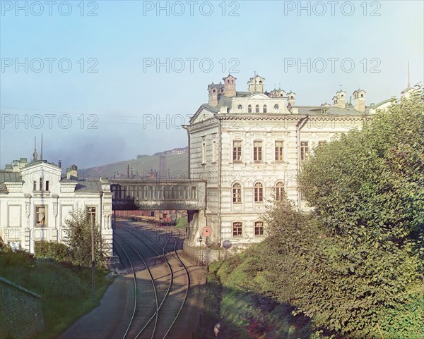 Perm: Headquarters of the Ural Railway Administration, 1910. Creator: Sergey Mikhaylovich Prokudin-Gorsky.